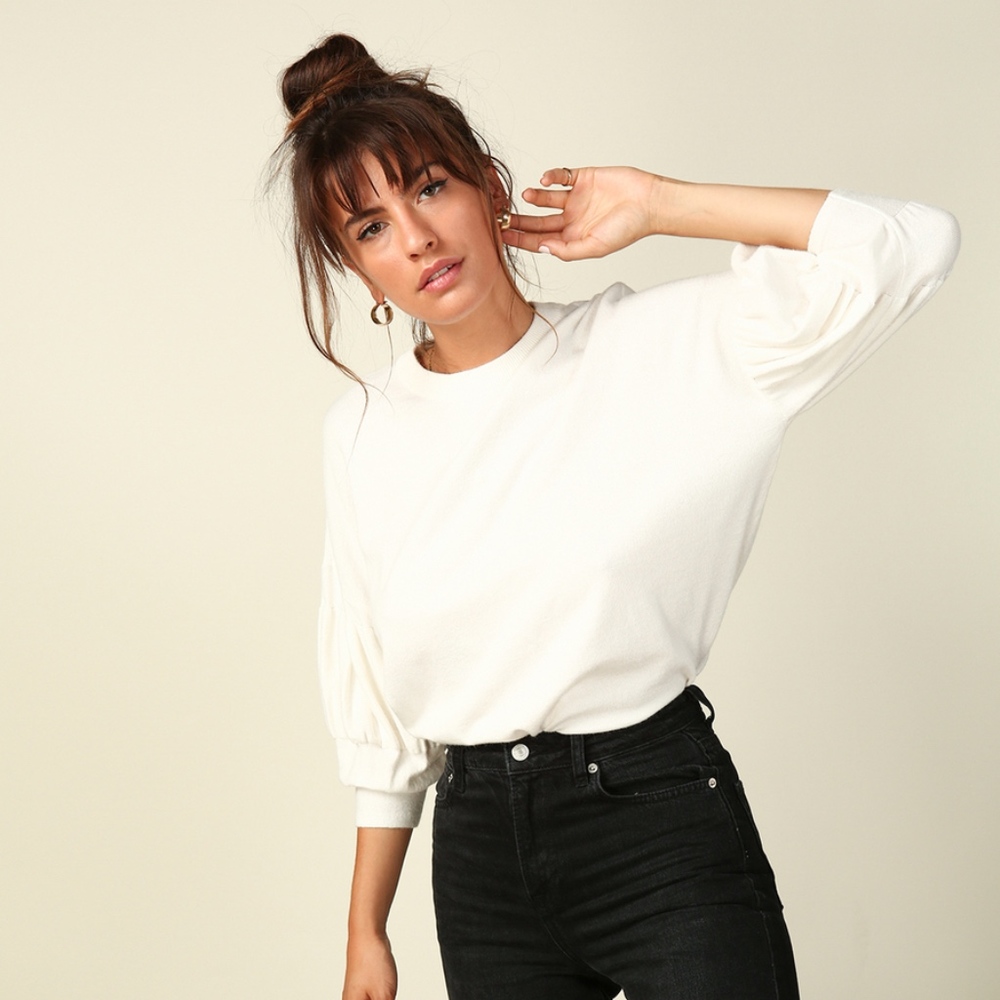 NWT Line & Dot Ivory Royee Sweater